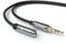JAMEGA - 2m AUX Kabel Verlängerung | 3,5mm Klinkenbuchse zu 3,5mm Klinkenstecker | Audio Verlängerung Klinke Verlängerung