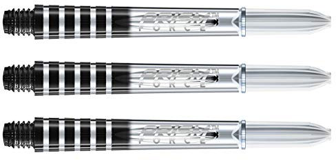 WINMAU Prism Force Klare Medium Polycarbonate Dart Stems - 1 Sätze pro Packung (3 Schäfte insgesamt)