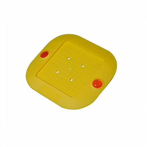 Unterlage für Gewindefussplatte Spindelfuß, mit Reflektor