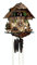 SELVA Kuckucksuhr Eisenbach Klassischer Schwarzwald-Stil, handgefertigt – Made IN Germany – Massives Holzgehäuse, fein verziert – EIN echtes Meisterstück! (Höhe: 32 cm) – C336404