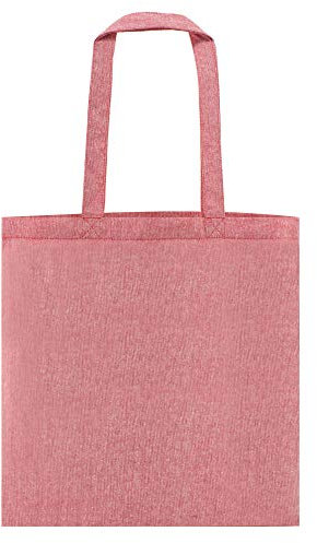 My Custom Style borsa shopper cotone 38x42 marmorizzata corallo 140gr manici 70