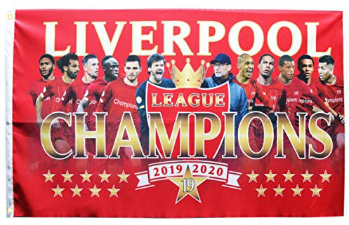 PARTISAN Liverpool Champions Jumbo-Flagge 1,8 x 1,2 m 2019/20