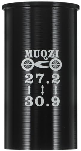 VOSAREA Sattelstütze Adapter Shim 27.2 auf 30.9 Fahrrad Sattelstütze Rohradapter Reduzierhülse Unterlegscheibe für Mountainbike, Rennrad, MTB, BMX