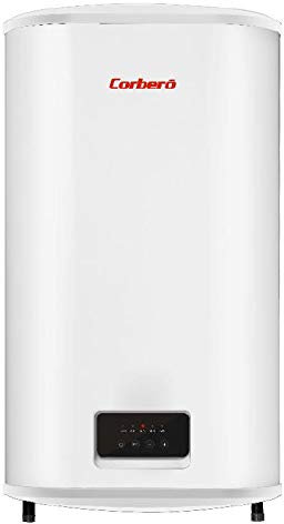 Corbero - Termo Eléctrico | CTM500FL | 47L Capacidad | Potencia 2000W | Eficiente en Energía | Fácil Instalación, Blanco, Acero Inoxidable