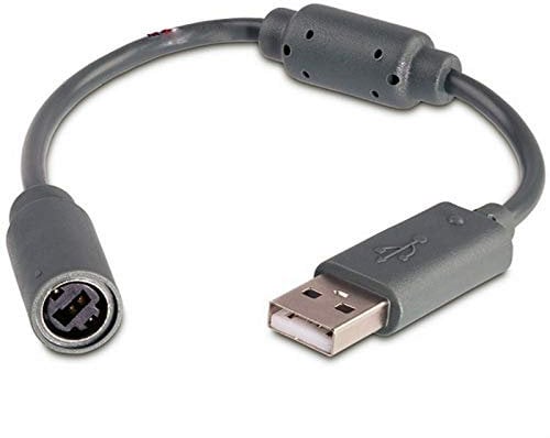 LOOKSEVEN Wired USB Controller Breakaway Cord Cable Guitar Hero Adapter Compatible for Xbox 360 (2PCS)