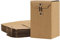 10 Stück Kraftpapier Geschenkbox Geschenkschachtel Retro Verdickt Tassen-Box Süßigkeiten Boxen Pappschachteln mit Deckel für Geschenke Hochzeit, Party Deko, Do-it-yourself Falt-Schachtel