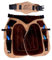 Farrier Schürze Chaps 2 mm Rindsleder, 68,6 cm Länge, verstellbare Taille (71,1 cm - 132,1 cm), ergonomische Schaumstoff-Polsterung für Oberschenkel und Rücken, 4 Messertaschen, 2 Nagelmagnete zum