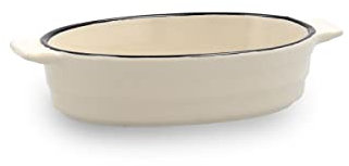 Quid Cocco Cazuela Ovalada Gres Horno 18x11x4cm Loza Apto Microondas Apto Horno
