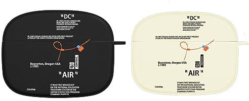 [2 Pezzi] Moda Cover per AirPods Pro 2019/AirPods Pro 2, TPU Silicone Custodia con Ins Off Sports Shoes Modello Aesthetic Antiurto Protettiva Cover Compatibile con AirPods Pro 2a Generazione 2022