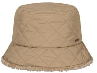 Barts Damen Gesteppte Mütze Fischerhut Erola Buckethat wasserabweisend 2109 Light Brown 24