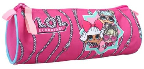 mybagstory Federmäppchen LOL Surprise, für Kinder, Schule, Grundschule, Kindergarten, Kindergarten, Krippe, Federmäppchen, für Mädchen, Größe 20 cm, Rosa, Federmäppchen