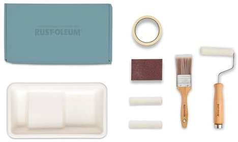 Rust-Oleum Ready to Roll - Eco Paint Kit (Small) - Matt Furniture Paint Ocean Blues