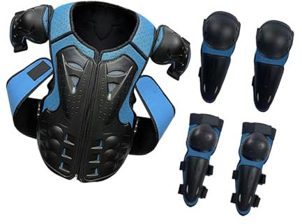 Dickly Protección Total para niños, Traje de para Motocicleta, Equipo Protector Transpirable, Resistente a Impactos, Adecuado para Motocross, Ciclismo y Deportes al Aire Libre.