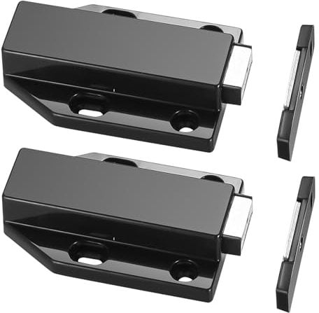 2 Stk Push to Open Drucktüröffner, Push to Open Türöffner, Drucktüröffner Druckschnapper, Push to Open Magnet Schrank Türöffner Tip On für Möbel Schubladen Schranktüren Drucköffner Magnetschnäpper