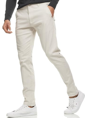 Indicode Herren INKellen Chinohose Stretch-Stoffhose aus 98% Baumwolle | Bequeme Herrenhose mit Stretch und hoher Bewegungsfreiheit, Chino, Stoffhose, Freizeithose, Businesshose für Männer