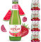 KIZILAY Agua mineral natural con sabor a sandía y fresa, abundante agua mineral con bicarbonato y sodio x 24 botellas con Pufai Grocery