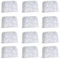 Lot de 12 filtres à eau à charbon actif pour machine à café - Pour cafetières - Purifiant des odeurs de chlore