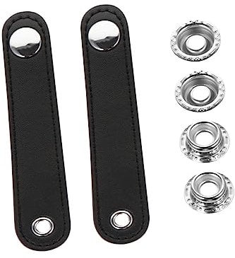 GOOHOCHY 2stücke Balgschnallengürtel Aus Kunstleder Mit Metallschnalle Für Bassakkordeons Schwarz Gürtel Für Balggürtel