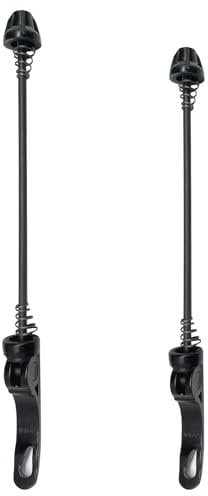 BLMHTWO 1 Pair Bike Quick Release Skewer, Bike Wheel Hub Skewers, Bicycle Axle Skewer for MTB Road Mountain Cycle (Black)