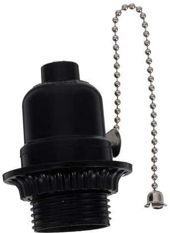 GETAJGHSD Douille De Lampe À Interrupteur À Tirette Avec Chaînette Douille De Lampe Avec Interrupteur Pièces De Lampe Quincaillerie Rallonge D'Interrupteur D'Éclairage Interrupteur À