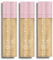 Brume solaire fixatrice transparente SPF 50, spray hydratant éclat sans maquillage, pour un teint éclatant, visage et corps. (3pcs)