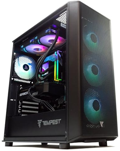 PcCom Imperial PC Gaming Torre, AMD Ryzen 7 7700X, RTX 5070 12GB, 32GB RAM DDR5, 2TB SSD NVMe, Windows 11 Home, Negro, Refrigeración Líquida ARGB