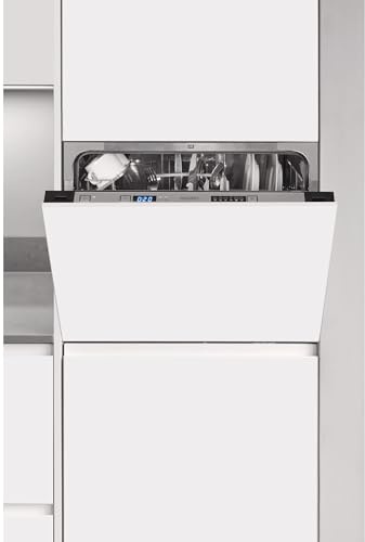 Exquisit EGSP1060-E-030D Geschirrspüler, integrierbar, 60 cm, 6 Programme für schnelles Waschen, energiesparend, leise