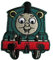 Fat-catz-copy-catz Thomas The Tank Engine (Percy) Iron on Sew on Embroidered Patch Badge Applique Motif