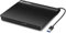 Rioddas External CD Drive USB 3.0 Portable CD DVD +/-RW Drive DVD/CD ROM Rewriter Burner Writer Compatible with Laptop Desktop PC Windows Mac Pro MacBook, black.