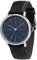 DuFa Saphir Herrenuhr Armbanduhr im Bauhaus Design Analog Quarz Lederband 9029-03