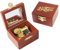 Youtang Spieluhr Happy Birthday geschnitztes Holz zum Aufziehen Gold-Mechanismus Musikgeschenk mit Spiegel