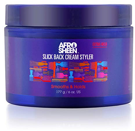 Afro Sheen Slick Back Cream Styler Enthält Sheabutter zum Glätten und Halten 170 ml