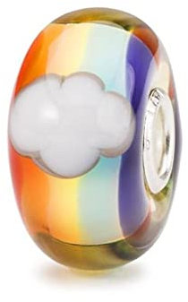 Trollbeads TGLBE-20138 Lichtblick Regenbogen Glasbead limitierte Edition