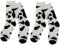 KESYOO 2 Paar Mädchen Kuh Socken - Cartoon Winter Warme Niedliche Baumwolle Schraubensocken Mit Kuh Muster - Frauen Socken für Kalte Tage