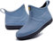 GURGER Stivali di Gomma Uomo Bassi Stivali da Pioggia Stivaletti Corti Stivaletto Impermeabili Wellington Boot Azzurro 41 Taglie