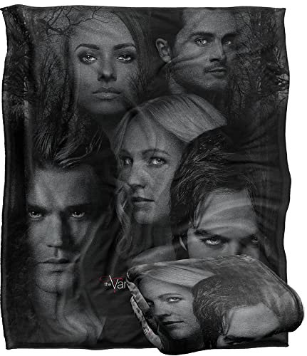 VAMPIRE DIARIES Silky Touch Kuscheldecke, Optimalweich, 152 x 127 cm