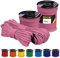 EDCX 4 mm Polyester Paracord 550 25+ Farben (15, 30 und 50 m) – Typ III, 100% Nylonseil, 7 Litzen Seil, 4mm Nylonseil in vielen Farben | Solid Colors (Pink, 50 m)