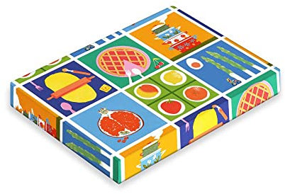 Cloudberries Modern 100 Piece Food Puzzle for Kids | Jigsaw Puzzles for 6+ Year Olds | Large Piece Puzzles for Kids & Adults