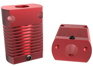 Lufix CR10 Kühlkörper 3D Drucker Ersatzteil Aluminium Heatsink passend für Creality All Metal Hotend 3D-Drucker, Ender 3s, Ender 3 Pro, Ender 5 Pro, CR10, S4, S5 3D Drucker Zubehör