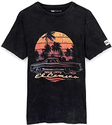 General Motors El Camino T-Shirt Unisex | Adults Mens Womens 1959 Chevrolet Car Distressed Print | Automotive Merchandise
