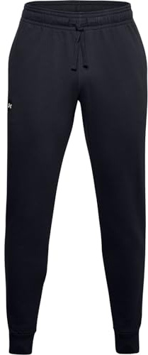 Under Armour Men's Rival Fleece SP Joggers, (001) Black / / White, 3XL Tall
