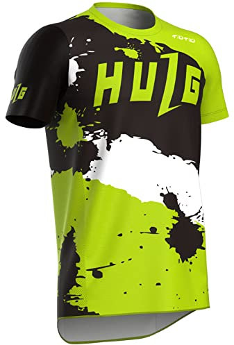 Mountainbike-Shirt,Fahrradtrikot Herren,rennrad Trikot Herren,Fahrradtrikot Herren Kurzarm,MTB Trikot,Atmungsaktives Material,Schnell Trocknend,antibakteriell (style-06,L)