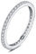 JewelryPalace Modeschmuck Klassisch 1.5mm Moissanite Eternity Band Ring Damen, Hochzeitsringe Damenring Silber 925 Trauringe Eheringe für Frauen, Vorsteckring Stapelring Bandring Schmal 54