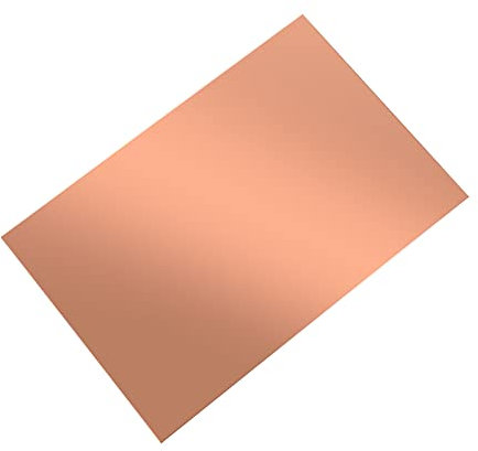 MIVIDE A4 Copper Sheet, 300x200x0.8mm 99% Pure Copper Plate, Copper Metal Sheet for Crafts, Jewelry Making, Repairs, Electrical