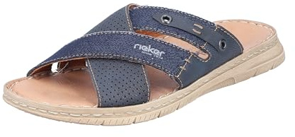 Rieker Herren 21384 Pantolette, Lake Denim, 44 EU