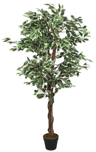 vidaXL Ficusbaum Künstlich 756 Blätter 150 cm Grün