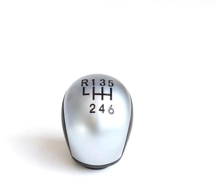 Compatible Con CITROEN C5 2001 2002 2003 2004 2005 2006 2007 2008 6 5 Velocidades PU Cambio De Marchas Solo Perilla Palanca De Cambios Piezas De Coche 2403X3 Pomos para palanca ( Color : 6 speed )