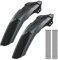 Aotoyou Schutzblech Mountainbike, Mudguard MTB Spritzschutz Fahrrad vorne und hinten Mud Guard mit 12 Kabelbinder für Radgrößen von 26, 27,5 (2 Stück)