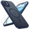 TOCOL Magnetic for iPhone 15 Case 6.1-Inch, Fit for MagSafe, Upgraded [Full Camera Protection], [14FT Military Grade Drop Tested] Shockproof Slim Translucent Matte Back Phone Cover (Dark Blue)