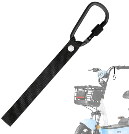 Hanger Hook | Carabiner Clip for Motorcycles Handlebar, Handlebar Organizer Hook for Bicycles and Electric Vehicles